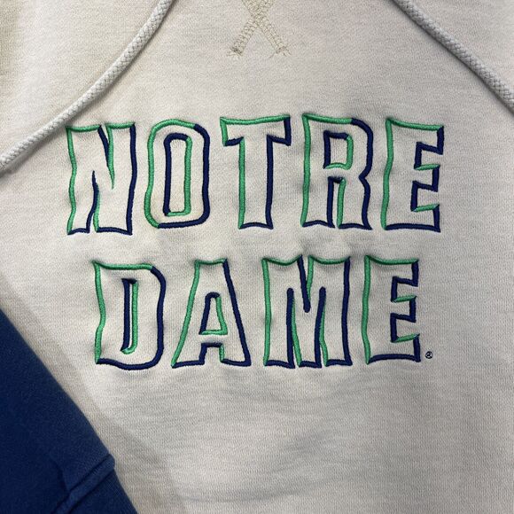 Vintage Notre Dame Fighting Irish Hoodie Mens XL Sweatshirt Champs Sportswear - Picture 3 of 11